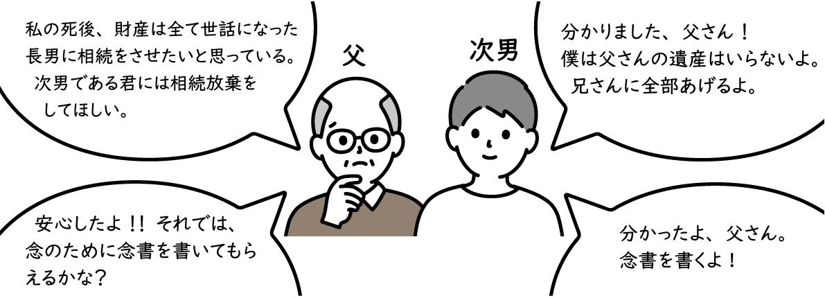 ある日、父親は次男を呼び出しこんな会話をしました