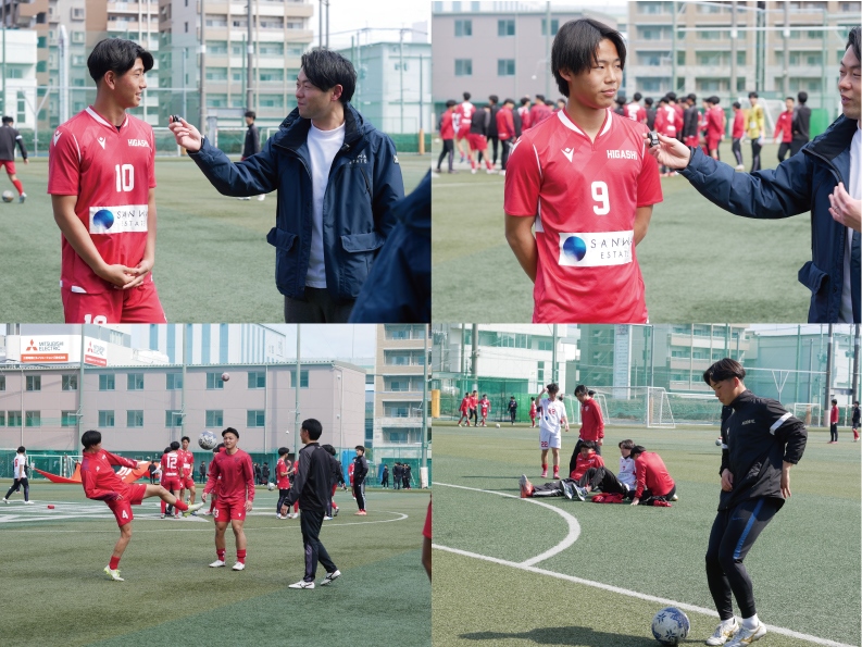 【スポンサー活動報告】東福岡高校サッカー部 卒部式･追い出し試合に参加しました！(1)