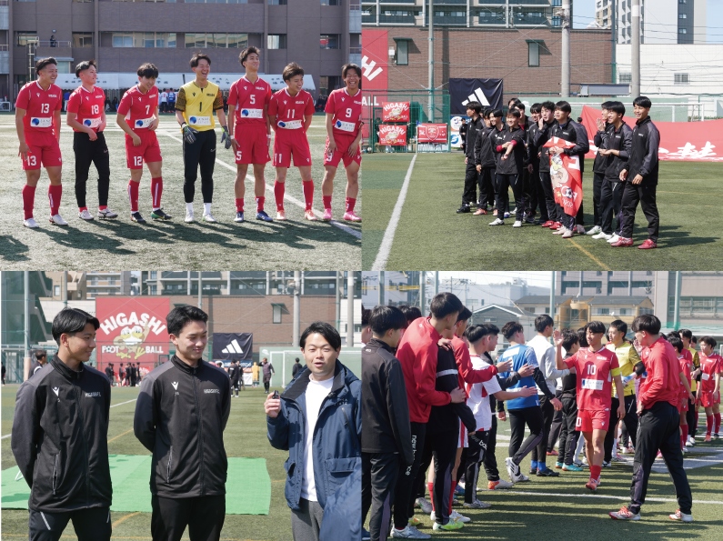 【スポンサー活動報告】東福岡高校サッカー部 卒部式･追い出し試合に参加しました！(2)